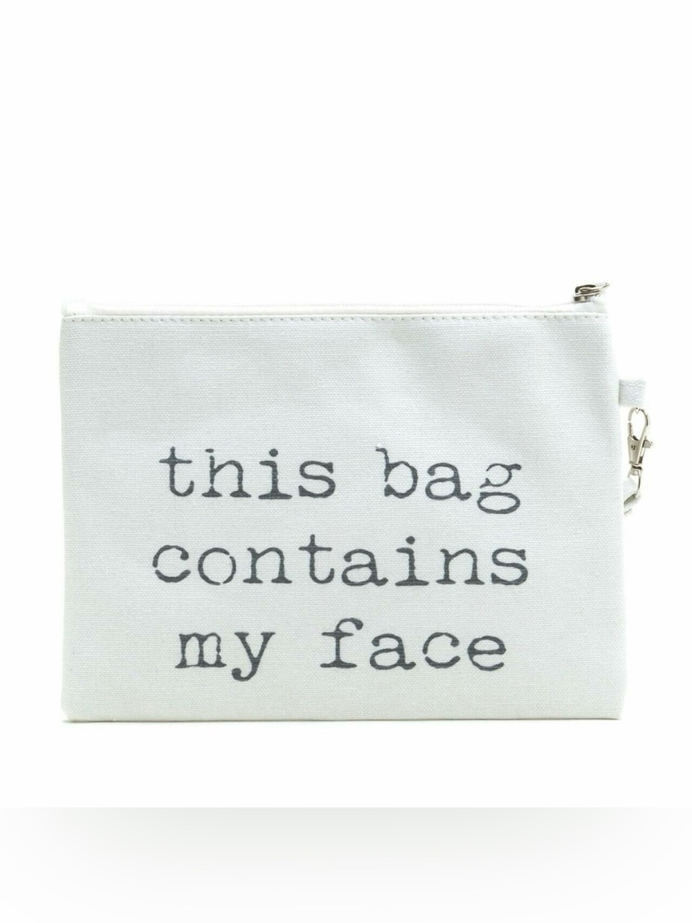 NWT Bijorca Zipper Bag - This Bag Contains My Face
